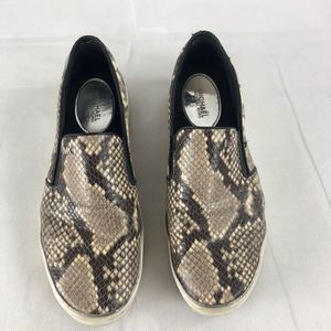 Michael Kors Leather Snake Sneakers 8.5
